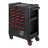 Szafka narzędziowa, na kółkach, 6-szufladowa, 1018 x 746 x 458mm, materiał: Stal, RS PRO