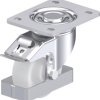 Blickle 940046 LH-SPO 100G-3-FI-FS Rolka obrotowa z blachy stalowej Średnica koła: 100 mm Maksymalne obciążenie: 500 kg