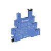 Finder 93.01.0.125 series Relay Socket for DIN Rail blue 115V AC/110V DC