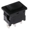 Przełącznik kołyskowy (Wł.)-wył.-(wł.) Nie 6 A SPDT Czarny IP40 Marquardt