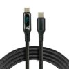 OUTLET Kabel przewód USB-C PD LCD 200cm everActive CBB-2PDL Power Delivery 2.0 z obsługą szybkiego ładowania 3A/20V 60W