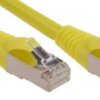 Kabel kategorii 6, Żółty, Wtyk RJ45/męski RJ45dł.: 10m, mat. koszulki: LSZH