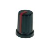Gałka na potencjometr N-9 czarno-czerwona