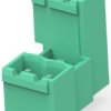 PCB terminal, 2 pole, pitch 5.08 mm, AWG 30-12, 15 A, pin, green, 284065-2