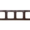 Karo Ramka Poczwórna Czekoladowy Metalik R-4S/40