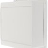 ABS enclosure, (L x W x H) 140 x 140 x 62 mm, light gray (RAL 7035), IP66, 1555QF42GY