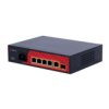 Przełącznik Hi-Poe 6-Portowy 65W 4Xpoe 1Xuplink Rj45 1Xuplink Sfp...