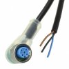 Sensor actuator cable, M12-cable socket, angled to open end, 4 pole, 1.5 m, PVC, black, 4 A, 1-2273104-1