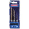 Faithfull FAIQCSET5 HSSE M35 Cobalt Quick-Change Impact Drill Bit Set, 5 Piece
