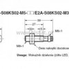 Czujnik indukcyjny, M8, NPN/NO; E2AS08KS02M5C1