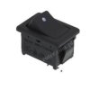 PRZEŁĄCZNIK KOŁYSKOWY ON-OFF 2pin/2poz CZARNY 6A
