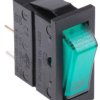 Przełącznik kołyskowy Wł.-wył. podświetlany 16 A SPST Zielony Arcolectric (Bulgin) Ltd