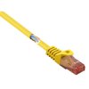 Renkforce RF-5462928 Network cable CAT 6 U/UTP Yellow Halogen-free 0.15 m