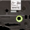 Labelling tape cartridge, 18 mm, tape white, font black, 8 m, TZE-FX241
