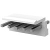 Pin header, 5 pole, pitch 3.96 mm, straight, natural, 1-1123723-5