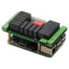 16 Relays 2A/24V 8-Layer Stackable HAT for Raspberry Pi