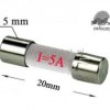 5A bezpiecznik ceramik; zwłoczny; 5x20mm