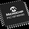 PIC microcontroller, 8 bit, 64 MHz, TQFP-44, PIC18F46K80-I/PT