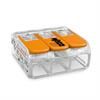 Złączka instalacyjna 221-413 WAGO 3 x 0,2-4mm2 32A 450V 2szt