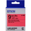 Epson C53S653001 Epson Label Cartridge Pastel LK-3RBP Black/Red 9mm (9m)