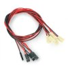 Przewód z wtyczką żeńską 2x2 pin raster 2,54mm - 40cm - 5szt.