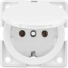 Mobil R Twin Gniazdo SCHUKO z pokrywą biały połysk 9419709