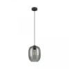 Lampa wisząca szklana z grafitowym kloszem ELIO 1xE27 5971 TK Lighting