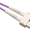 Kabel światłowodowy, średnica: 50/125μm, OM3 Wielomodowy, Fioletowy, SC/SC