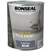 Ronseal 39376 One Coat Tile Paint Cobalt Grey Gloss 750ml
