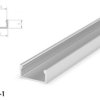 PROFIL LED PL4-1 SREBRNY 1M ANODOWANY