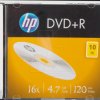 DRE00085 DVD+R 4.7 GB/120 min, pack of 10 in slim case