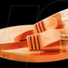 PKW-SLIM-KAT6 0.15 OR Cat.6 SLIM patch cable, U/UTP, 0,15 m, orange