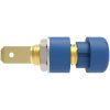 Schützinger IBU 5568 Au/BL Socket Blue 1pc Gold Plated Reliable Connection