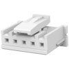 Socket housing, 5 pole, pitch 2.5 mm, straight, natural, 1969442-5