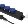 Przedłużacz warsztatowy IP44, 3-gniazda z/u (schuko) IP44 OR-AE-13158(GS)/3M