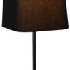 Lampka nocna MARBELLA czarna na gwint E27 z kloszem LP-332/1T BK Light Prestige