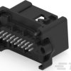 Plug, 18 pole, straight, 2 rows, black, 967618-1