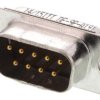 ITT Cannon Złącze D-sub ORIGINAL D 9-pinowe Prosty Montaż na panelu Złoto na niklu Męski Otwór przelotowy 120