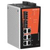 Weidmüller Switch sieciowy, managed, Fast Ethernet, Liczba portów: 6x RJ45, 2 * SC jednomodowy, IP 30, 0 °C...+60 °C 124
