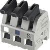 PCB connector, 3 pole, pitch 5 mm, gray, 14310316201201