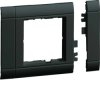 Tehalit.WA Maskownica 80mm 1-kr 50x50mm PC-ABS bezhalogenowy czarny GR0800B9011