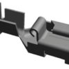 TE Connectivity Konektor płaski Positive Lock .250 Mk I Żeńskie Czarny 6.35 x 0.8 mm długość 22.3mm Izolacja: