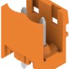 Pin header, 2 pole, pitch 5.08 mm, straight, orange, 1146320000