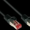 8060-010S Patch cable Cat.6, S/FTP PiMF, 250 MHz, black, 1m