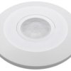 Czujnik Ruchu Sufitowy Ultra Płaski Led Pir 360 Stopni Biały 230V Na Podczerwień