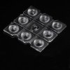 Soczewka LED szerokokątna 8-LEDowa 49.49 x 49.49 x 7.12mm, kąt widzenia 90°, do użytku z Oświetlenie architektoniczne,