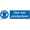 Worksafe SS10P10 Safety Sign Use Ear Protectors - Rigid Plastic - PK10