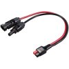 TRU COMPONENTS TC-12195720 Mini Connector to PV Solar Cable Black Red
