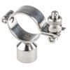 Zacisk rurowy, Stal nierdzewna 1-1/2in, RS PRO