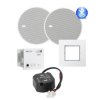 Odbiornik Bluetooth, montowany w ścianę, biały z głośnikami 5’’, 52909